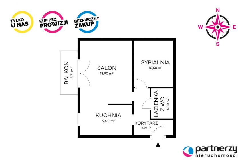 Gdańsk Piecki-Migowo, 755 000 zł, 50.5 m2, pietro 1 miniaturka 22
