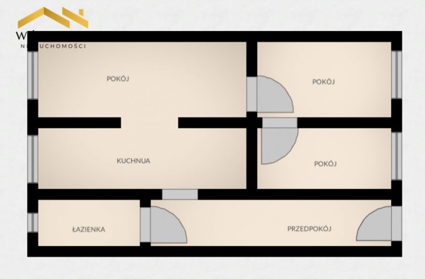 Mieszkanie 46,34m², 3 pokoje, ul.Słoneczna, Elbląg miniaturka 7