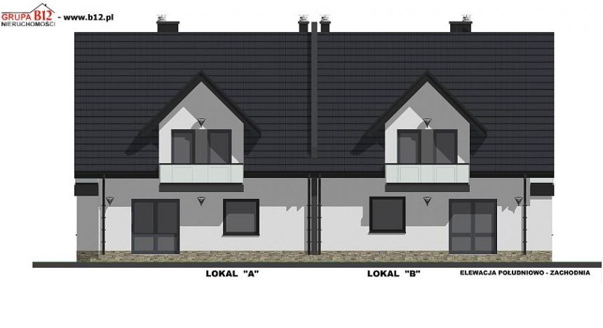 Czarny Dunajec, 949 000 zł, 132 m2, bliźniak miniaturka 6
