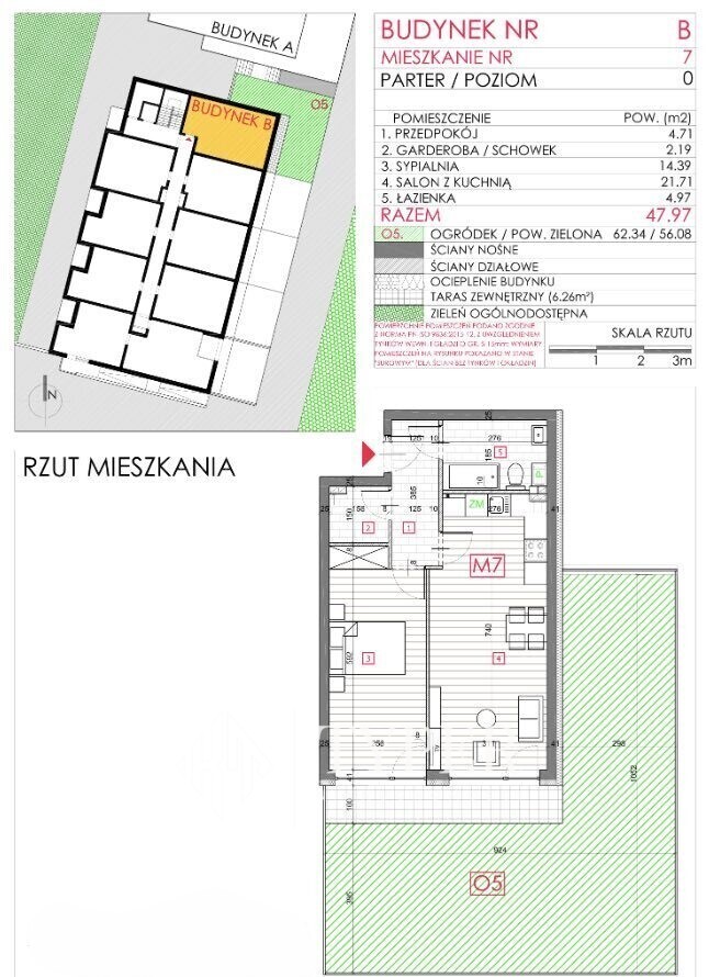 Nowe mieszkania w centrum Tarnowa! 47,97m2 miniaturka 14