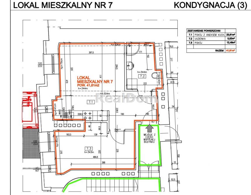 Mieszkanie do wykończenia przy ul. Krowoderskiej miniaturka 3