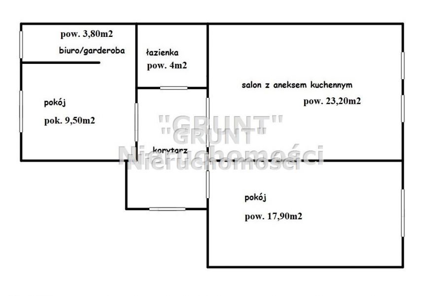 Piła Śródmieście, 289 000 zł, 60.5 m2, z miejscem parkingowym przy budynku miniaturka 9