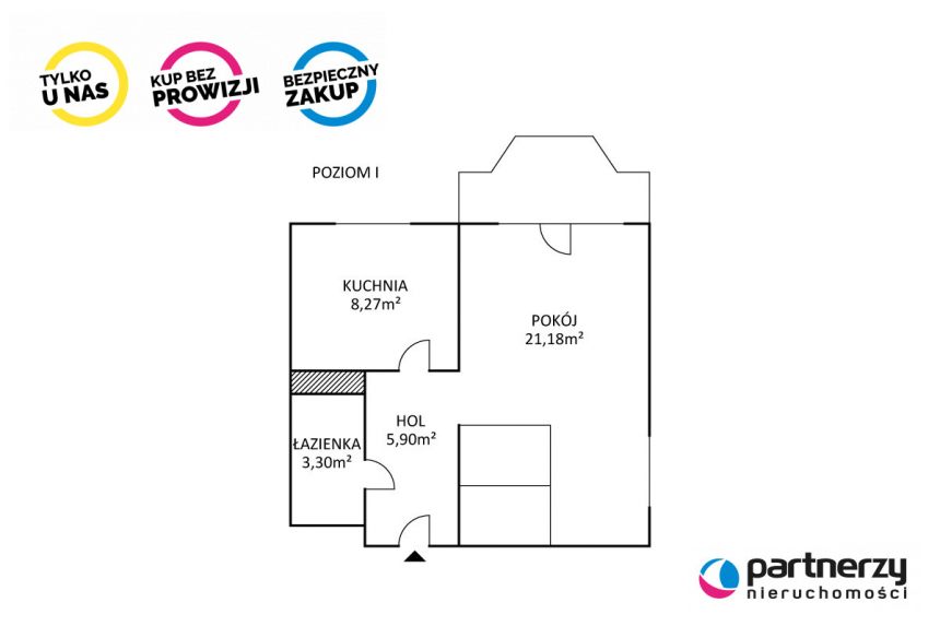 Gdańsk Siedlce, 748 000 zł, 58 m2, z balkonem miniaturka 14