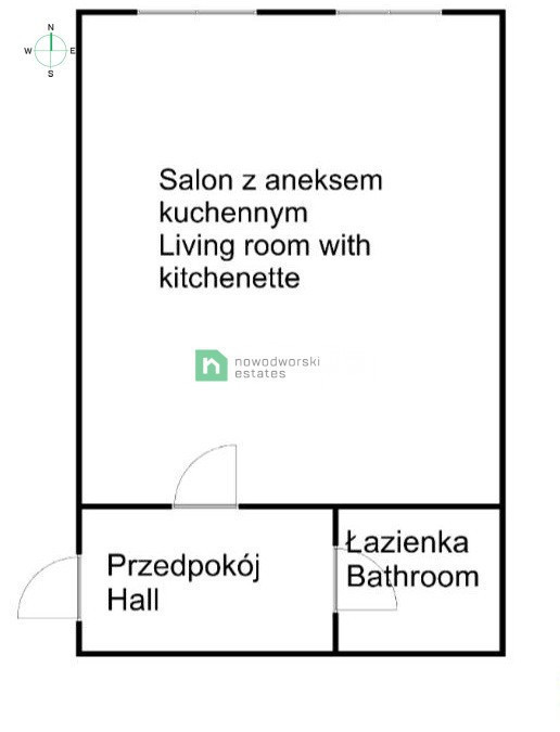 Nowoczesne studio 25m² w centrum Kazimierza miniaturka 12