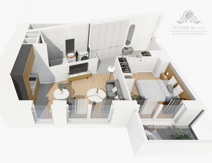 Mieszkanie 39,12m2 w inwestycji blisko Dworca Głównego/Stare Miasto miniaturka 7