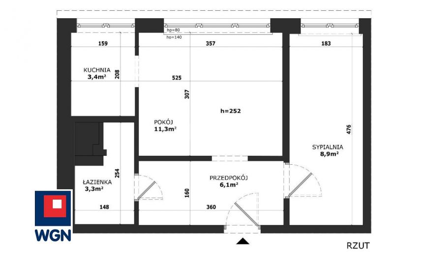 Piotrków Trybunalski, 1 350 zł, 32 m2, stan dobry miniaturka 12