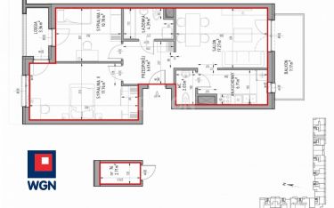Lublin Felin, 609 615 zł, 65.55 m2, kuchnia z oknem