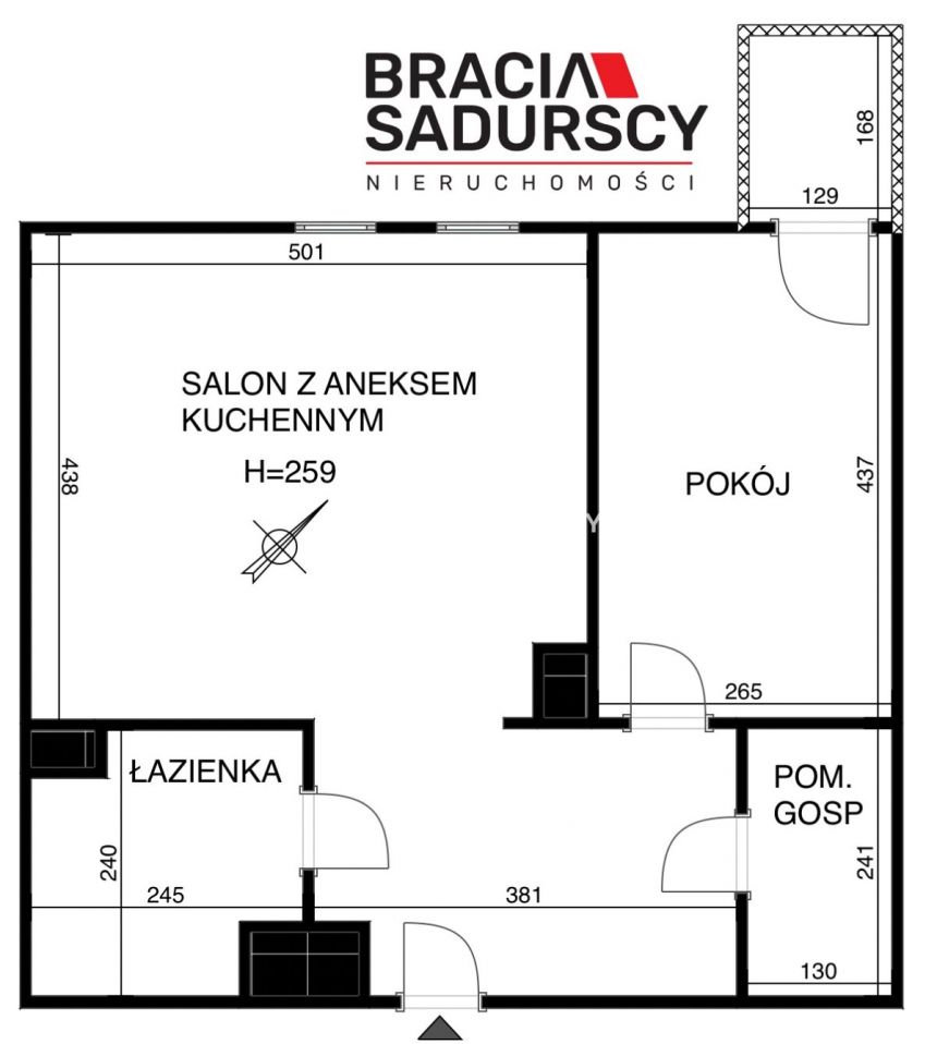 Przytulne 2pok z widokiem na dziedziniec -Zabłocie miniaturka 24