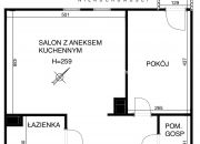 Przytulne 2pok z widokiem na dziedziniec -Zabłocie miniaturka 24