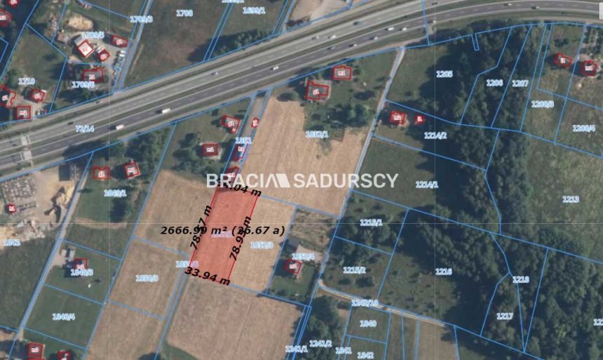 działka budowlano-usługowa w Głogoczowie miniaturka 3
