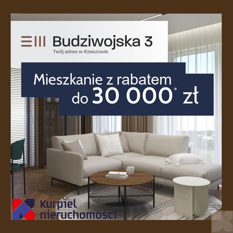 Rzeszów | Budziwój | Mieszkanie 3-pok. z balkonem miniaturka 5