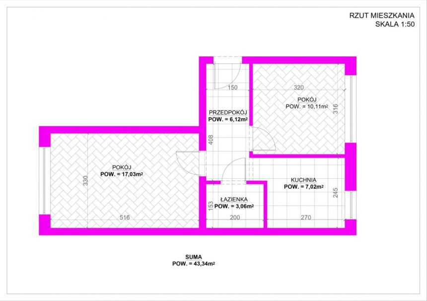 Wieliczka, 495 000 zł, 44.21 m2, M2 miniaturka 16