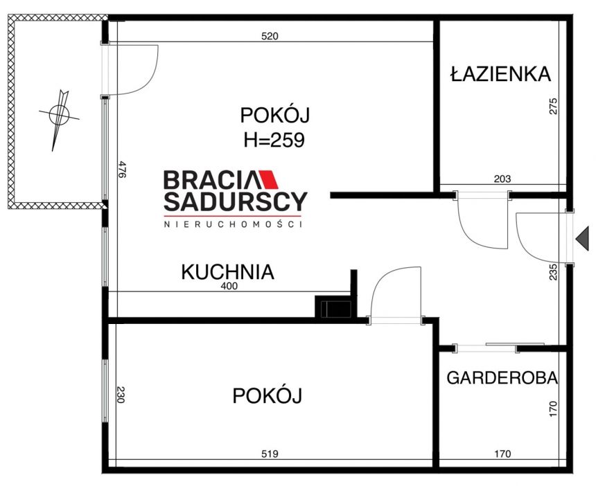2 Pokoje ul. reduta wolne od już miniaturka 18