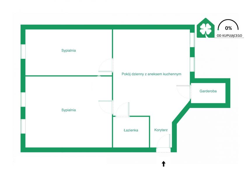 Gdańsk Śródmieście, 840 000 zł, 62.2 m2, parter miniaturka 20