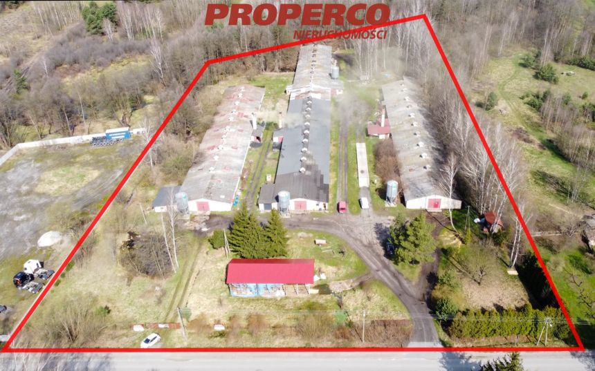 4 hale po 1100 m2, działka 1,8 ha, ferma drobiu - zdjęcie 1