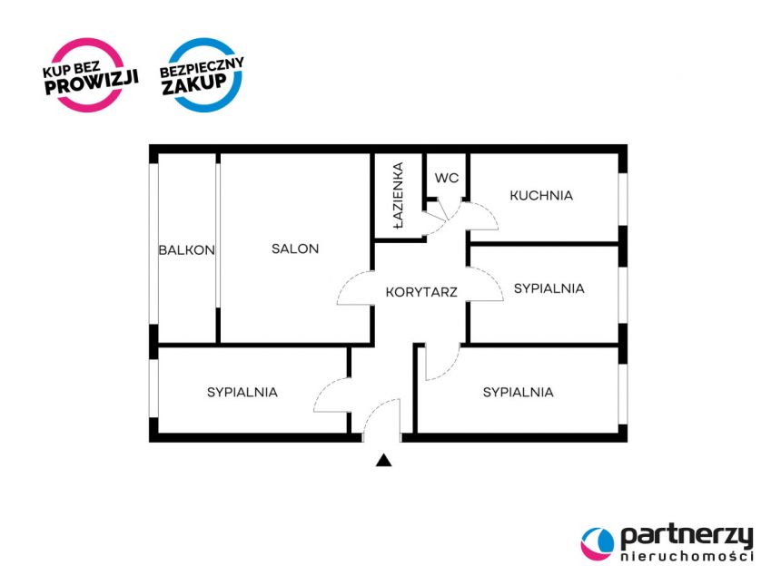 Gdańsk Żabianka, 849 000 zł, 66.7 m2, 4 pokojowe miniaturka 18