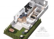 CENA PROMO! Mieszkanie 2 poziomy, 5 pok. 83m2 ogród/Wrocław Brochów Jagodno miniaturka 6