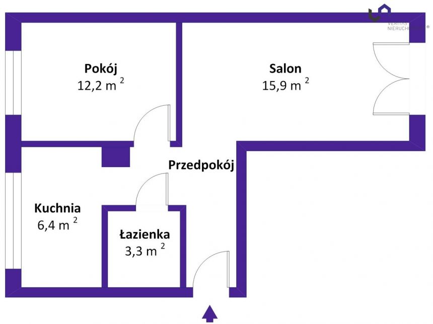 2 pokoje + balkon. Zamknięte osiedle. PIOTROWICE miniaturka 2