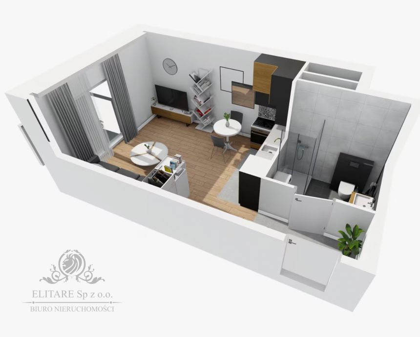 Mieszkanie 25,61m2 + balkon,1 pok. obok, nowe/ Dworca Główengo miniaturka 8