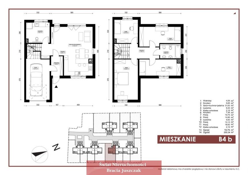 Bliźniak; 5 pokoi; pompa ciepła; ogród 250 m2 miniaturka 7