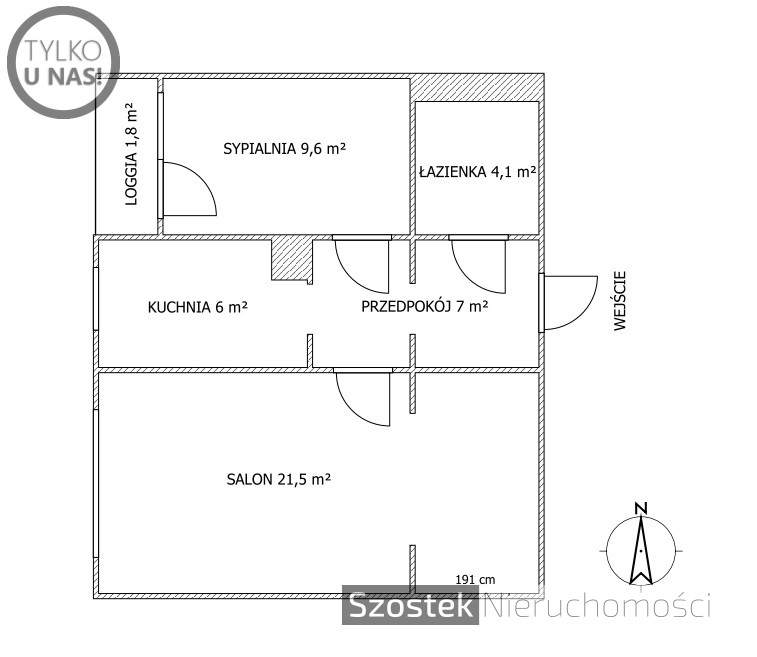 Częstochowa Trzech Wieszczów, 318 000 zł, 48.2 m2, z balkonem miniaturka 22