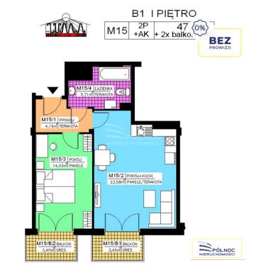 48m2 Przy Oś Świętokrz BALKON Mieszkania od 25m2