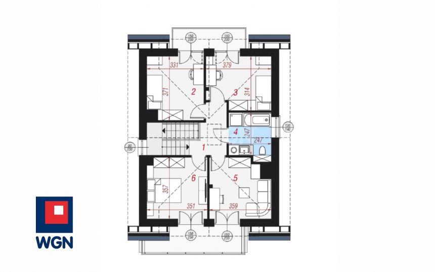 Blok Dobryszyce, 590 000 zł, 173.66 m2, bez białego montażu miniaturka 5