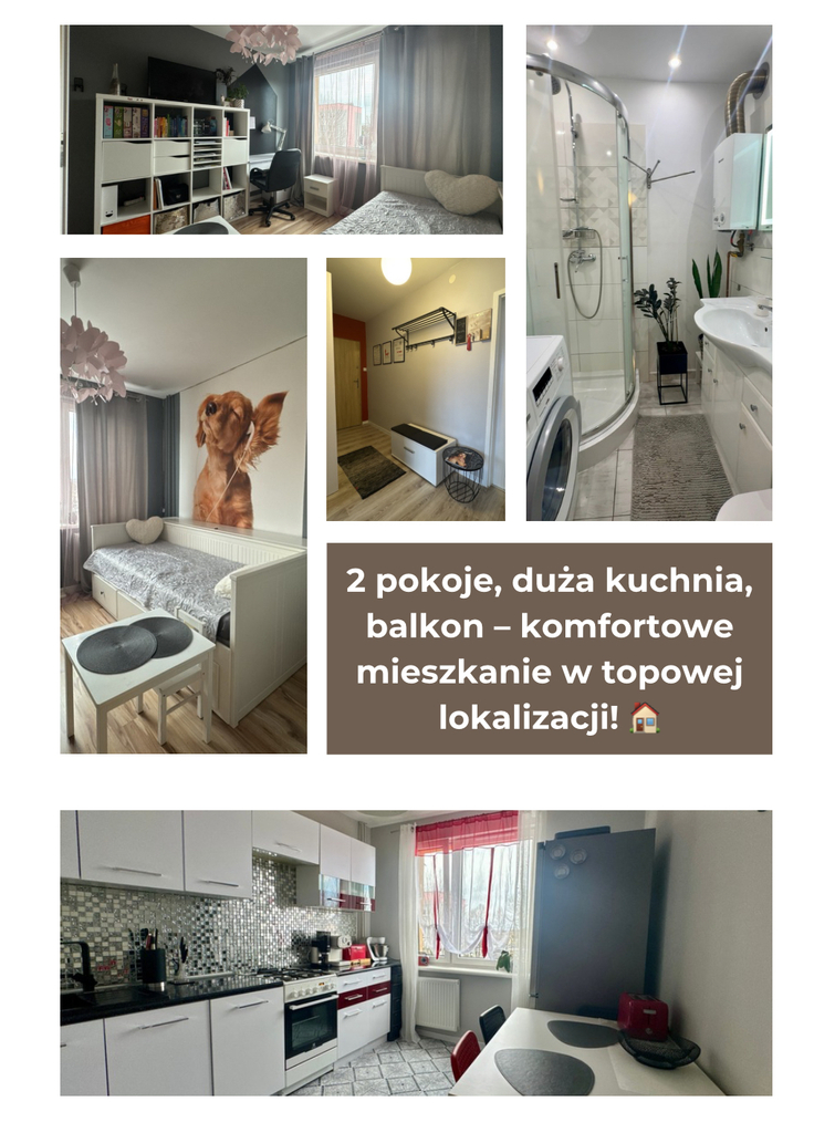 M3 Zawiercie ul. Pomorska 45,8m2, balkon miniaturka 2
