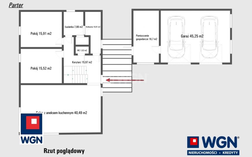 Nekla, 649 000 zł, 175 m2, technologia Ytong miniaturka 13