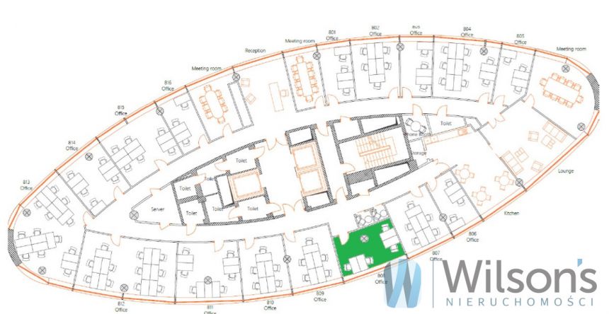 Warszawa Dolny Mokotów, 5 000 zł, 80 m2, 1 pokój miniaturka 3