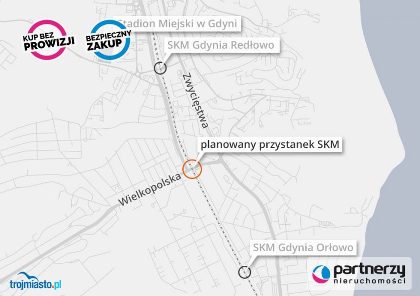 Gdynia Orłowo, 1 800 000 zł, 4.69 ar, przyłącze prądu miniaturka 9