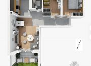 W REALIZACJI 08.2025/Mieszkanie 3pok, /60,60m2 + taras i ogrodu/ Księże Wielkie miniaturka 3