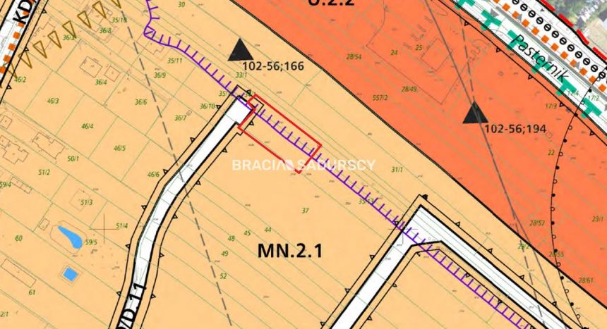 działka budowlana w Krakowie - Bronowice miniaturka 4