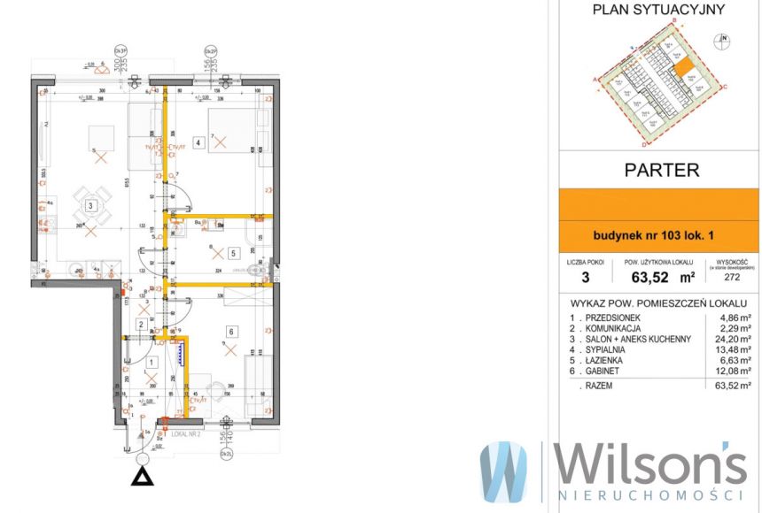 Kobyłka, 585 000 zł, 63.52 m2, parter miniaturka 3