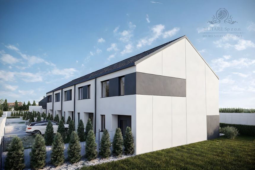 DOM szereg środkowy 102,50m2 z działką 148m2m2, Iwiny Siechnice miniaturka 4