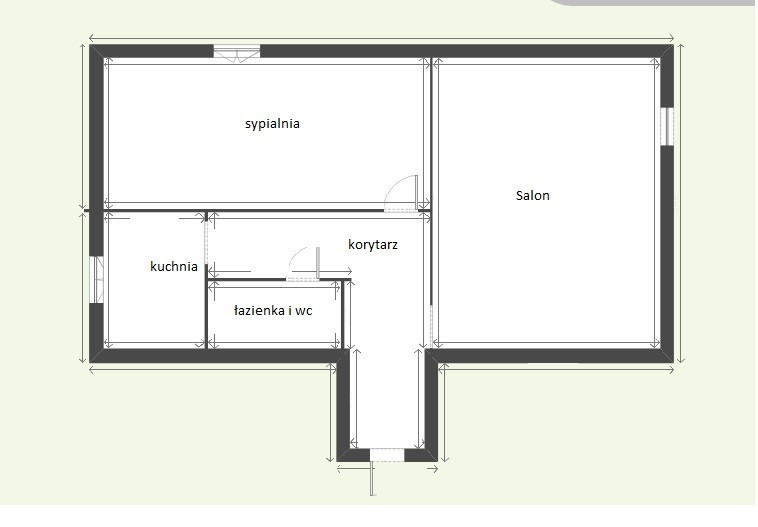 Sanok, 275 000 zł, 46.95 m2, pietro 1 miniaturka 10