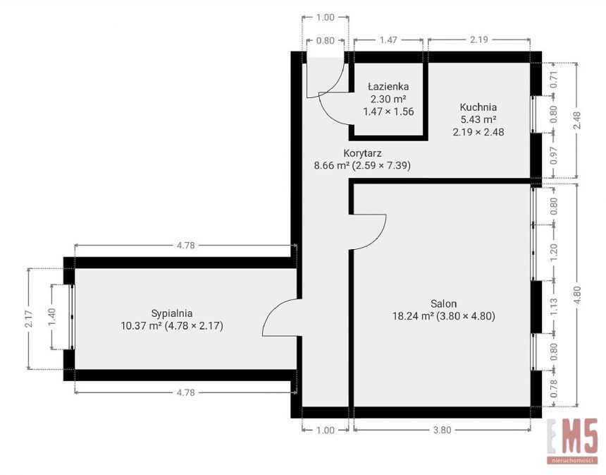 Białystok, 1 700 zł, 45 m2, pietro 3 miniaturka 11