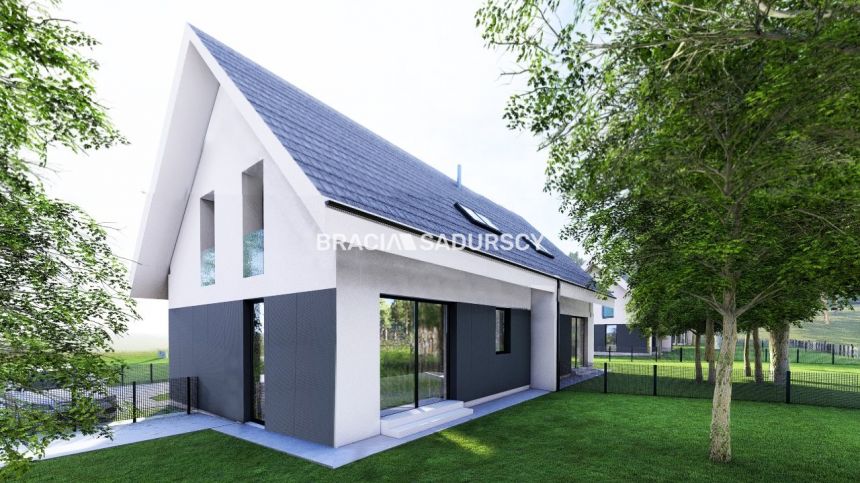 BLIŹNIAK PREMIUM z działką, pod lasem - ZABIERZÓW - zdjęcie 1