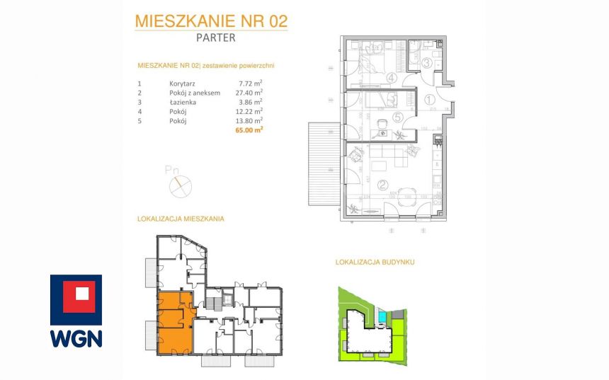 Kwidzyn, 578 500 zł, 65 m2, M3 miniaturka 2