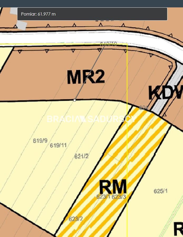Działka budowlana 4200 m2, Celiny blisko Krakowa miniaturka 12