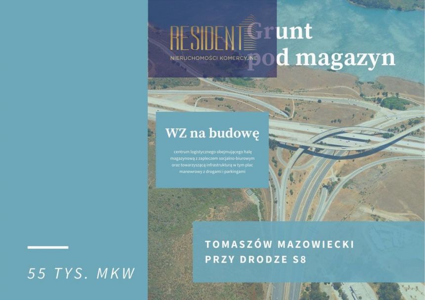 GRUNT POD MAGAZYN PRZY TRASIE S8 miniaturka 1