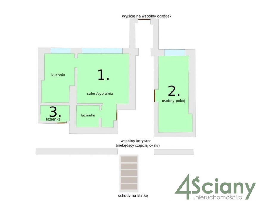 Warszawa Mokotów, 602 000 zł, 48.14 m2, biurowy miniaturka 3
