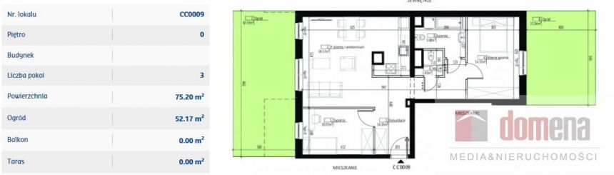 Poznań Nowe Miasto, 559 900 zł, 75.2 m2, aneks kuchenny miniaturka 7