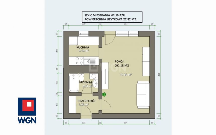 Libiąż, 207 000 zł, 31.33 m2, pietro 4 miniaturka 2