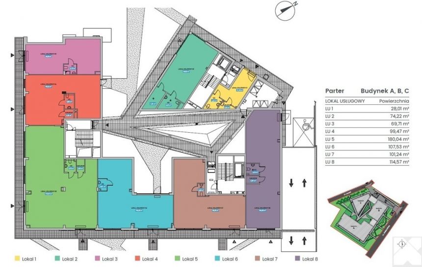 Ruczaj Lokal Usługowy Nowy Open Space 101,24 m2 miniaturka 2