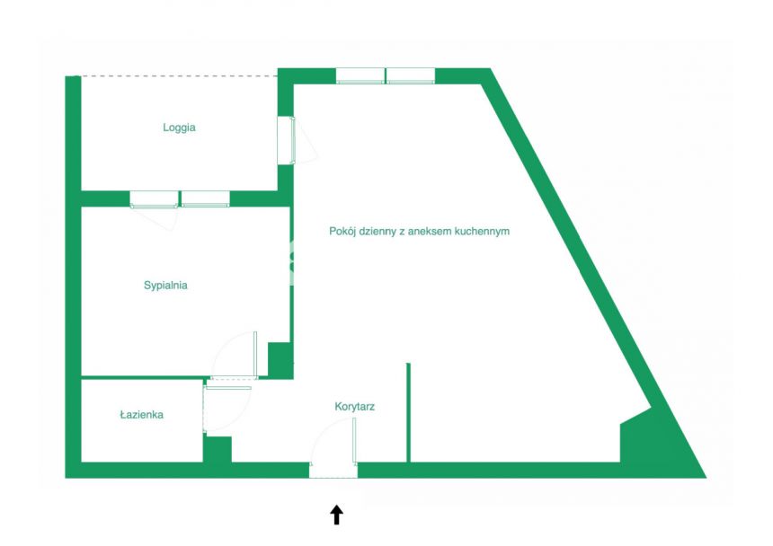 Gdynia Śródmieście, 1 020 000 zł, 53.18 m2, 2 pokojowe miniaturka 6