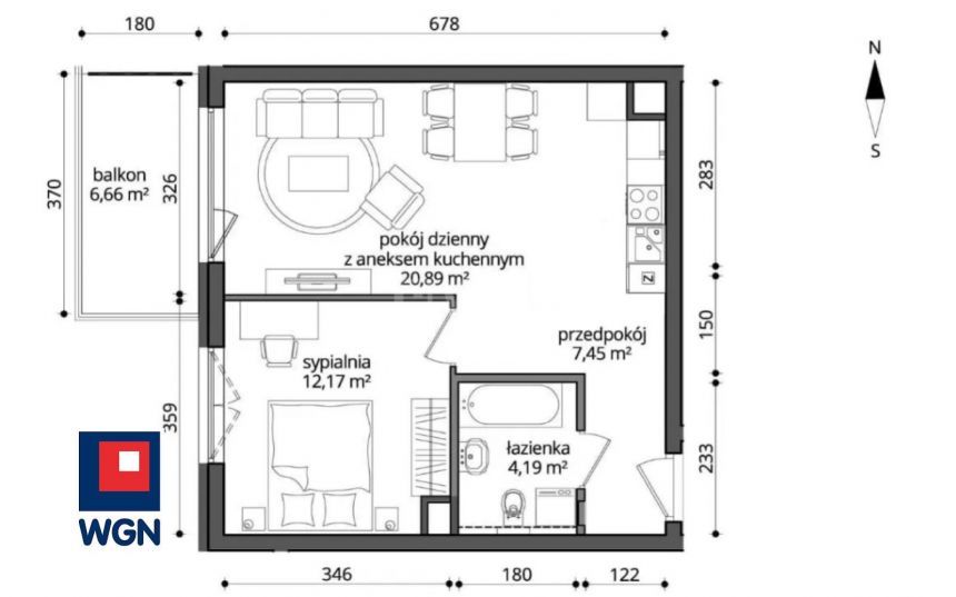 Gdańsk Śródmieście, 890 000 zł, 45 m2, kuchnia z oknem miniaturka 9