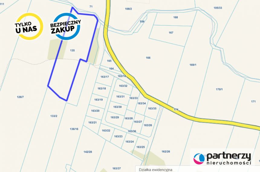 Konarzyny, 430 000 zł, 1.44 ha, droga dojazdowa gruntowa miniaturka 8