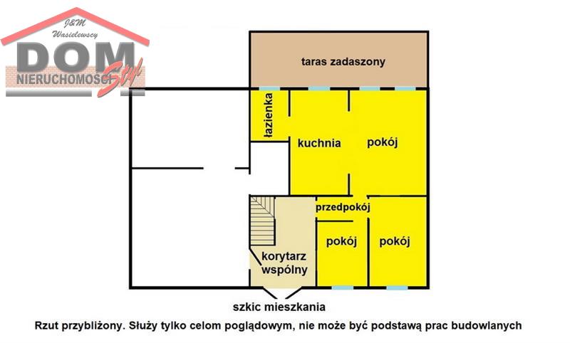 Połowa domu -mieszkanie 3-pok. z działką budowlaną miniaturka 8