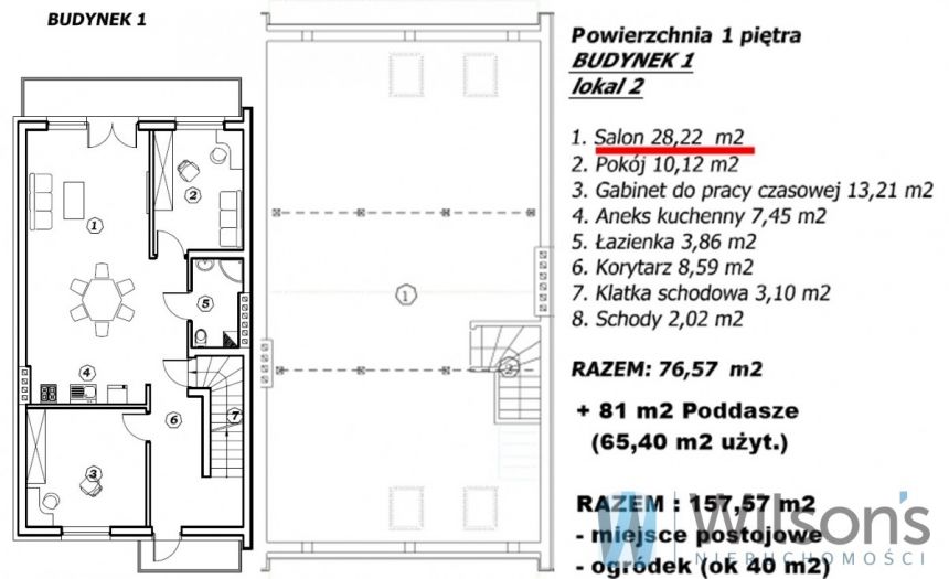 Marki, 749 000 zł, 157.57 m2, pietro 1, 2 miniaturka 4